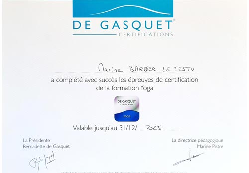 Certifications De Gasquet